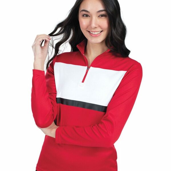 Women's Prism Bold Quarter-Zip Pullover Thumbnail