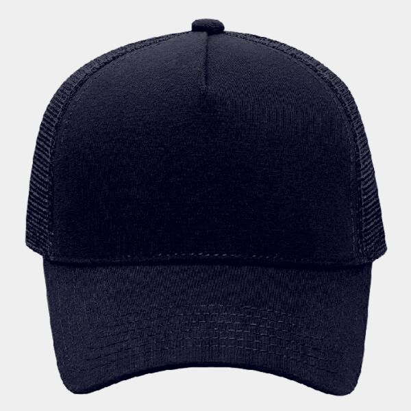 OTTO CAP 5 Panel Mid Profile Mesh Back Trucker Hat Thumbnail